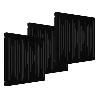 Vicoustic VicPattern Ultra Wavewood Black Mat Hangtörők