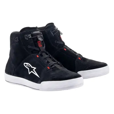 Alpinestars Chrome Shoes Black/Cool Gray/Red Fluo 43,5 Motoros cipők