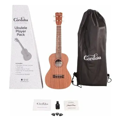 Cordoba Ukulele Player Pack Concert Natural Koncert ukulele