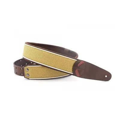 RightOnStraps Mojo Textil gitár heveder Tweed Brown