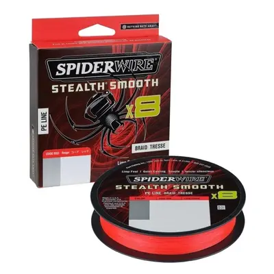 SpiderWire Stealth® Smooth8 x8 PE Braid Code Red 0,13 mm m 11,2 kg-24 lbs Fonott zsinór