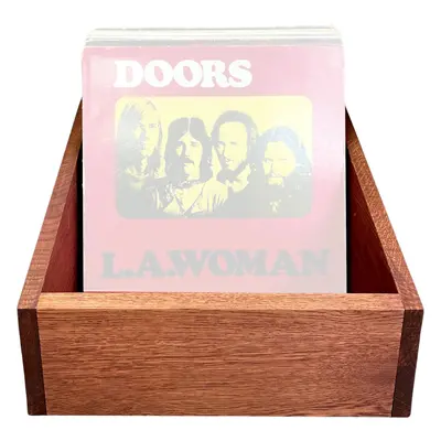 Music Box Designs A Vulgar Display of Vinyl 12" Vinyl Storage Doboz LP lemezekhez Rosewood