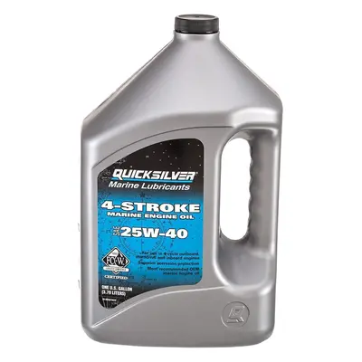 Quicksilver 4-Stroke Marine Engine Oil SAE 25W-40 L ütemű csónakmotor olaj