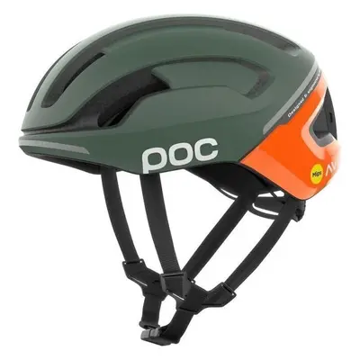 POC Omne Beacon MIPS Fluorescent Orange AVIP/Epidote Green Matt Kerékpár sisak