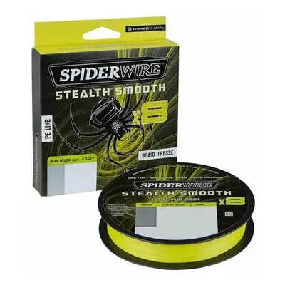 SpiderWire Stealth® Smooth8 x8 PE Braid Hi-Vis Yellow 0,09 mm m 7,5 kg-16 lbs Fonott zsinór