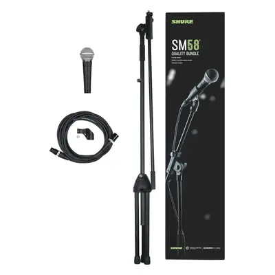 Shure SM58 Quality Bundle Dinamikus énekmikrofon