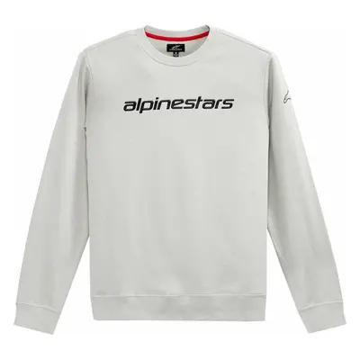 Alpinestars Linear Crew Fleece Silver/Black Horgászpulóver