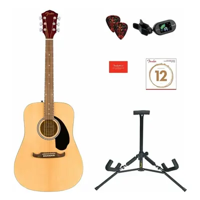 Fender FA-125 Dreadnought Acoustic Pack WN Natural Akusztikus gitár