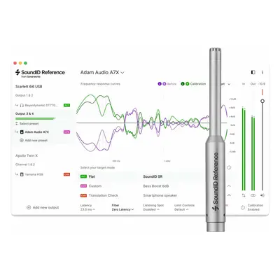 Sonarworks SoundID Reference for Speakers & Headphones with Measurement Microphone Mérési mikrof