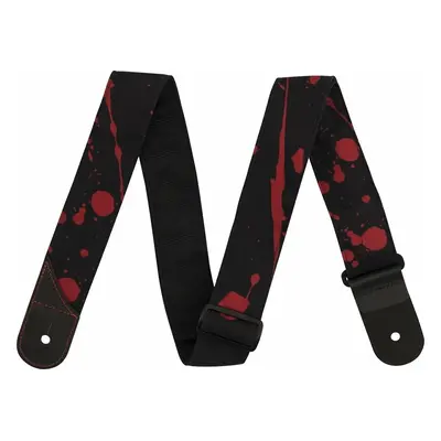 Jackson Splatter Strap Textil gitár heveder Black/Red