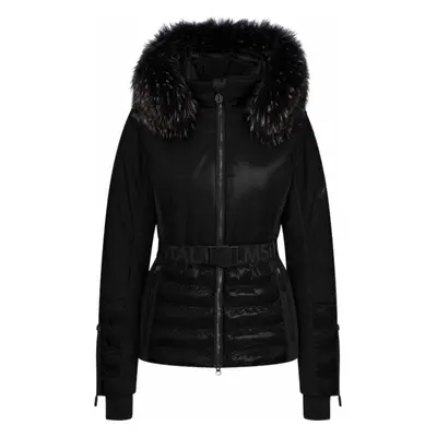 Sportalm Oxford Womens Jacket with Fur Black Síkabát