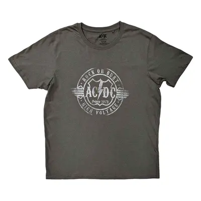 AC/DC Ing Rock or Bust Charcoal Grey