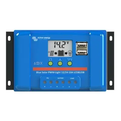 Victron Energy BlueSolar PWM-LCD Hajó akkutöltő