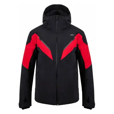 Kjus Mens Force Jacket Black/Carmine Síkabát