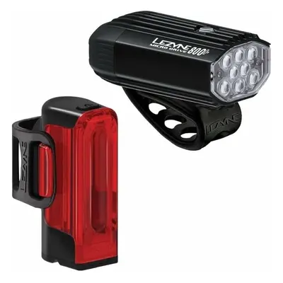 Lezyne Micro Drive 800+/Strip Drive 300+ Pair Satin Black/Black Front lm / Rear lm Lámpa szett