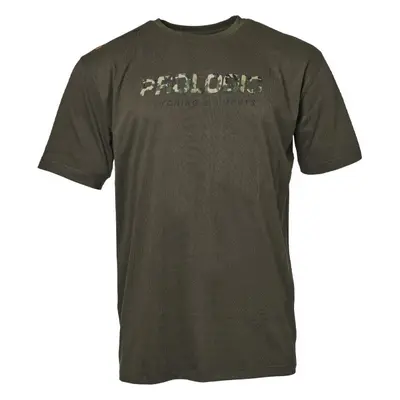 Prologic Horgászpóló Camo Letter T-Shirt Olive Green