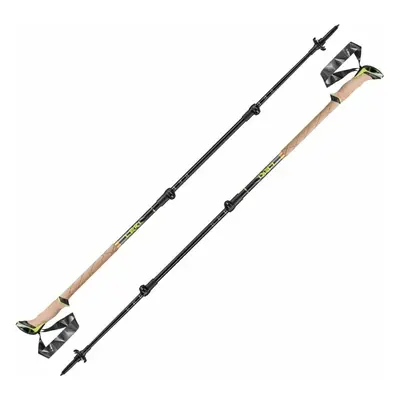 Leki Sherpa Dark Anthracite/Copper/Neon Yellow - cm Túrabotok