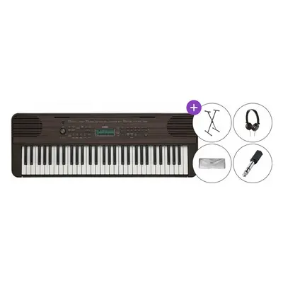 Yamaha PSR E360 SET Billentésérzékeny szintetizátor Dark Walnut