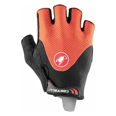 Castelli Arenberg Gel Gloves Fiery Red/Black Kesztyű kerékpározáshoz