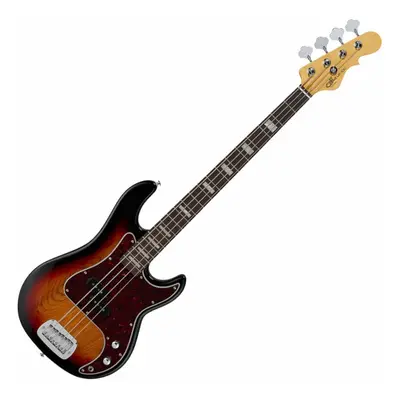 G&L LB-100 RW 3-Tone Sunburst Elektromos basszusgitár