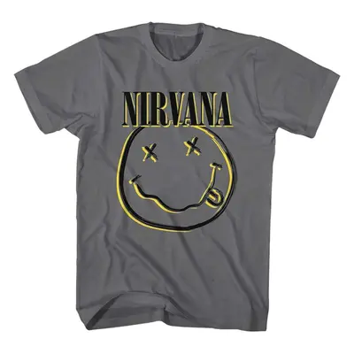 Nirvana Ing Inverse Smiley Charcoal Grey