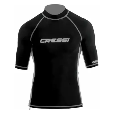 Cressi Rash Guard Man Short Sleeve Ing Black