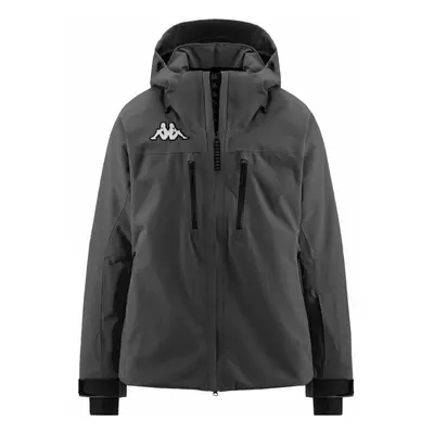 Kappa 6Cento 611P Mens Jacket Grey Asphalt/Black Síkabát