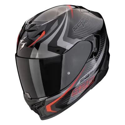 Scorpion EXO EVO AIR TERRA Black/Silver/Red Bukósisak