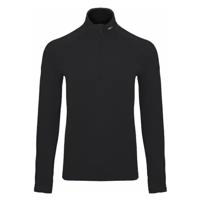 Kjus Mens Trace Midlayer Half Zip Black Pulóver