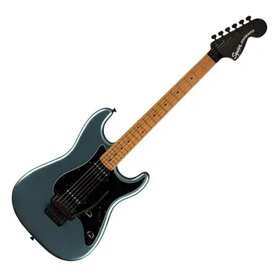 Fender Squier Contemporary Stratocaster HH FR Roasted MN Gunmetal Metallic Elektromos gitár