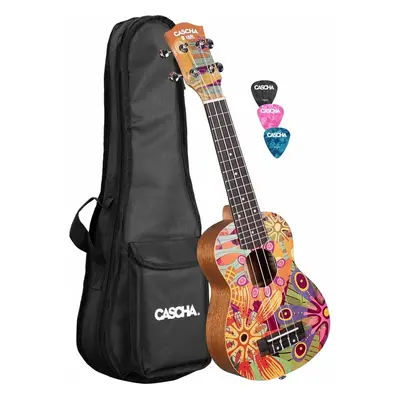 Cascha HH Art Series Flowers Szoprán ukulele