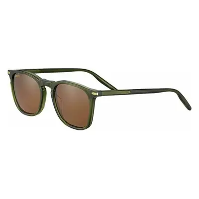 Serengeti Delio Shiny Crystal Khaki/Mineral Polarized Drivers Életmód szemüveg