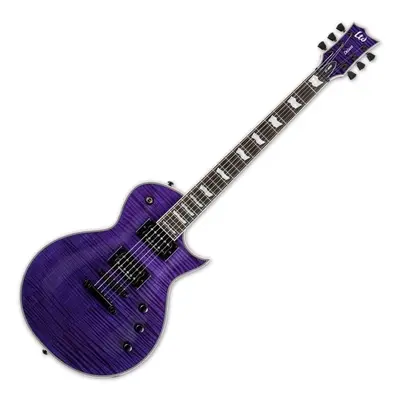 ESP LTD EC-1000FM See Thru Purple Elektromos gitár