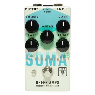 Greer Amps SOMA Vintage Preamp Gitáreffekt