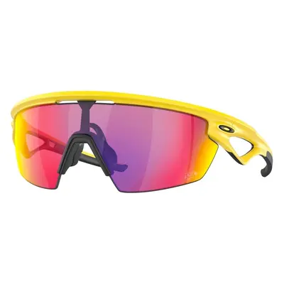 Oakley Sphaera Matte Yellow/Prizm Road Kerékpáros szemüveg