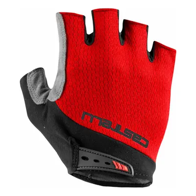 Castelli Entrata V Glove Red Kesztyű kerékpározáshoz