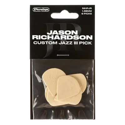 Dunlop Jason Richardson Custom Jazz III pack Pengető