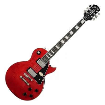 Epiphone Les Paul Custom Figured Transparent Red Elektromos gitár