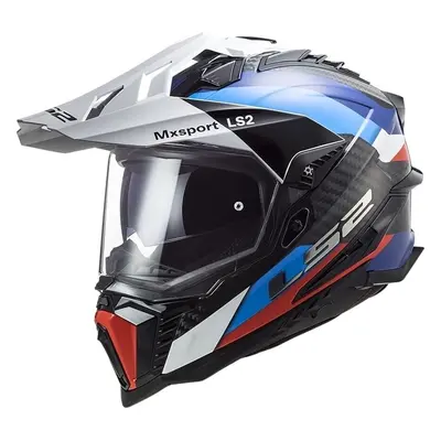 LS2 MX701 Explorer Carbon Frontier Black/Blue Bukósisak