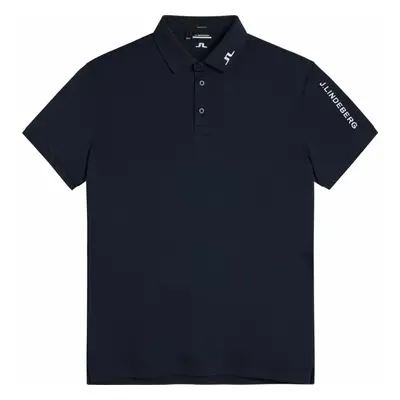 J.Lindeberg Tour Tech Regular Fit Golf JL Navy Rövid ujjú póló