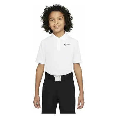 Nike Dri-Fit Victory Boys Golf White/Black Rövid ujjú póló