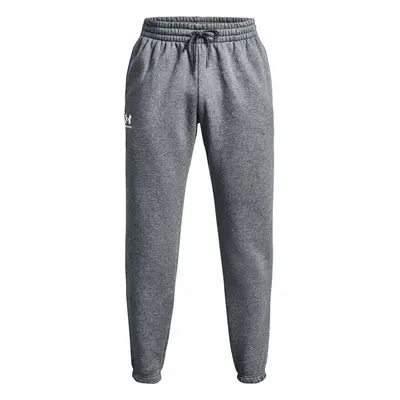 Under Armour Men's UA Essential Fleece Joggers Pitch Gray Medium Heather/White Fitness nadrág