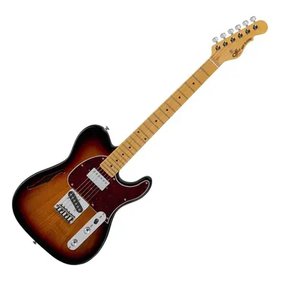 G&L Bluesboy 3-Tone Sunburst Félakusztikus - jazz-gitár