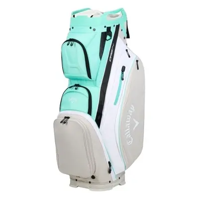 Callaway ORG Aqua/White/Silver Heather Cart Bag