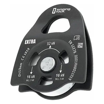 Singing Rock Pulley Extra Emelőcsiga Black