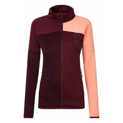 Rock Experience Kobra Mock Neck FZ Woman Fleece Windsor Wine/Desert Flower/Windsor Melange Pulóv