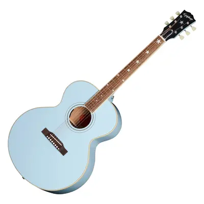 Epiphone J-180 LS Frost Blue Elektroakusztikus gitár