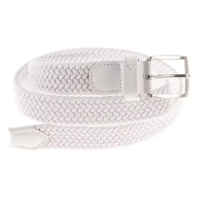 Alberto Basic Braided Mens White cm Szalag