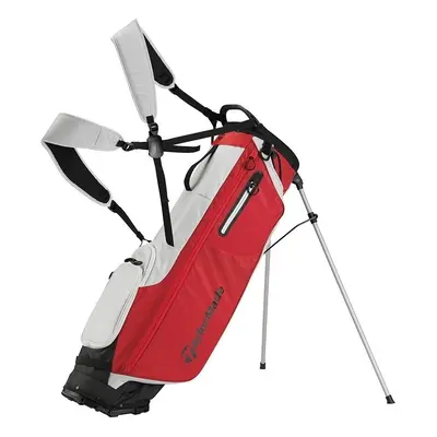 TaylorMade Flextech Superlite Stand Bag Silver/Red