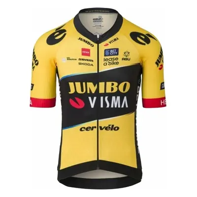 AGU Premium Replica SS Team Jumbo-Visma Men Dzsörzi Yellow